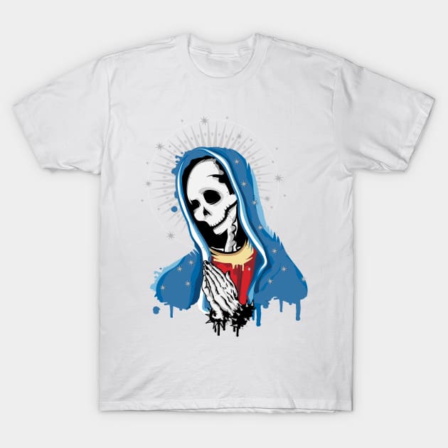 The Virgin Mary prays T-Shirt by Kisho